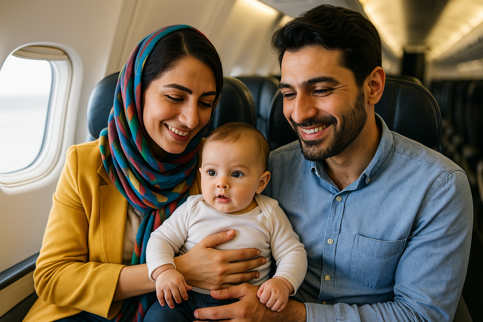 Air travel with a baby