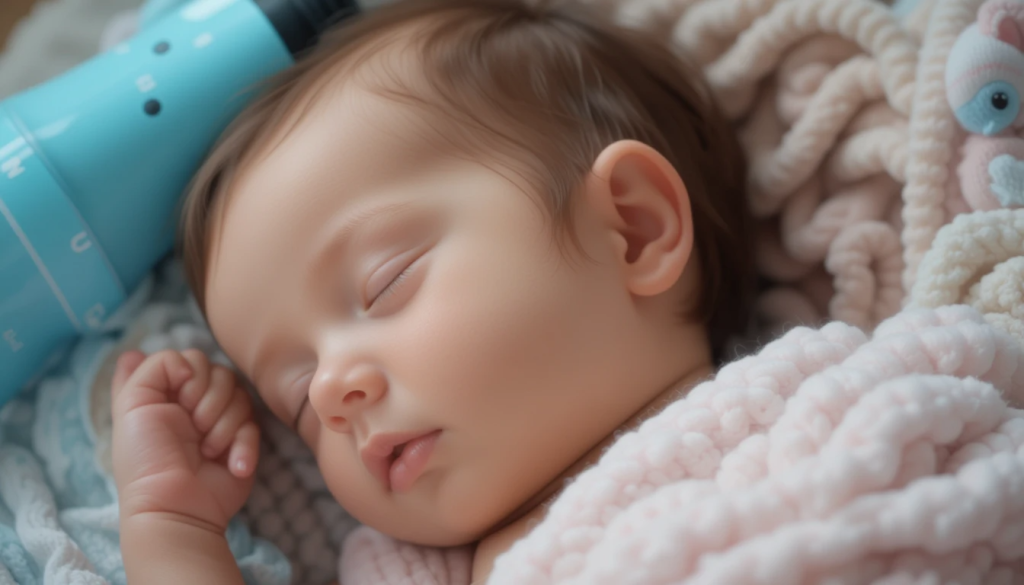 یک نوزاد درخواب عمیق